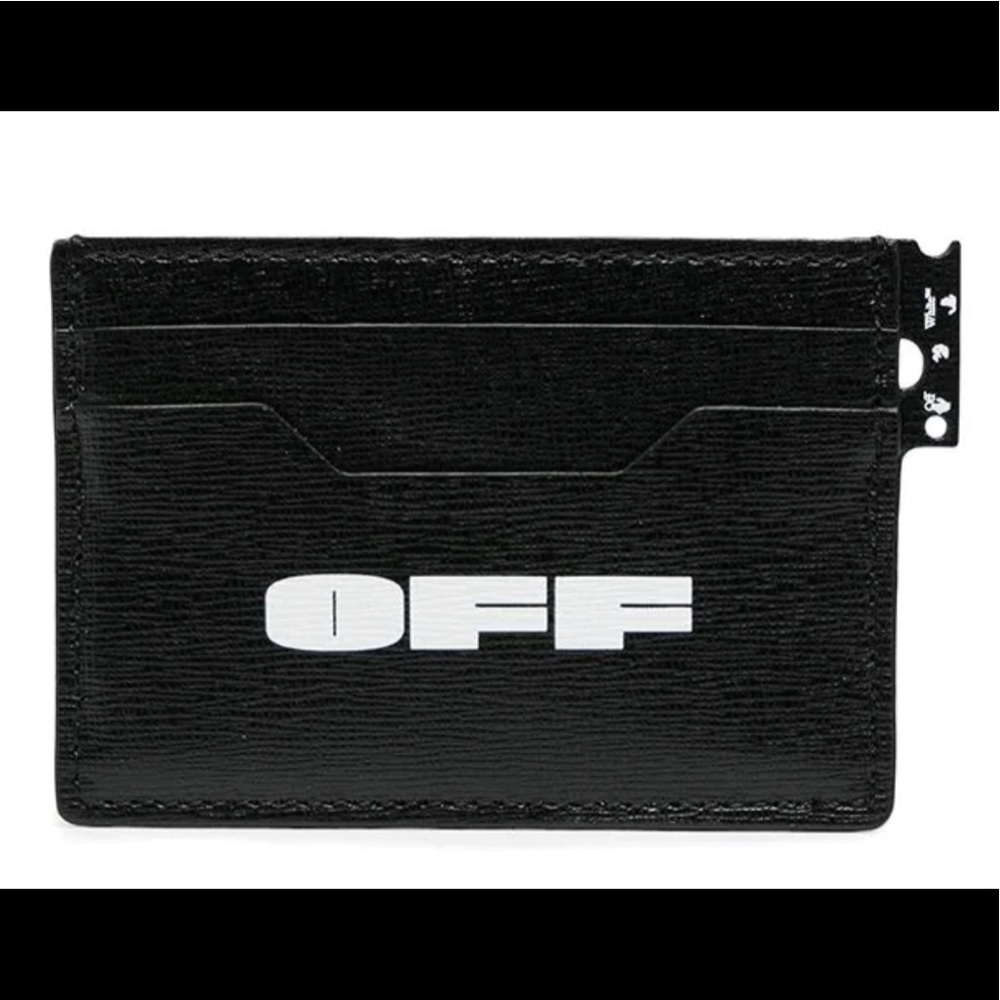 Off-White logo print cardholder - Picture 1 of 9